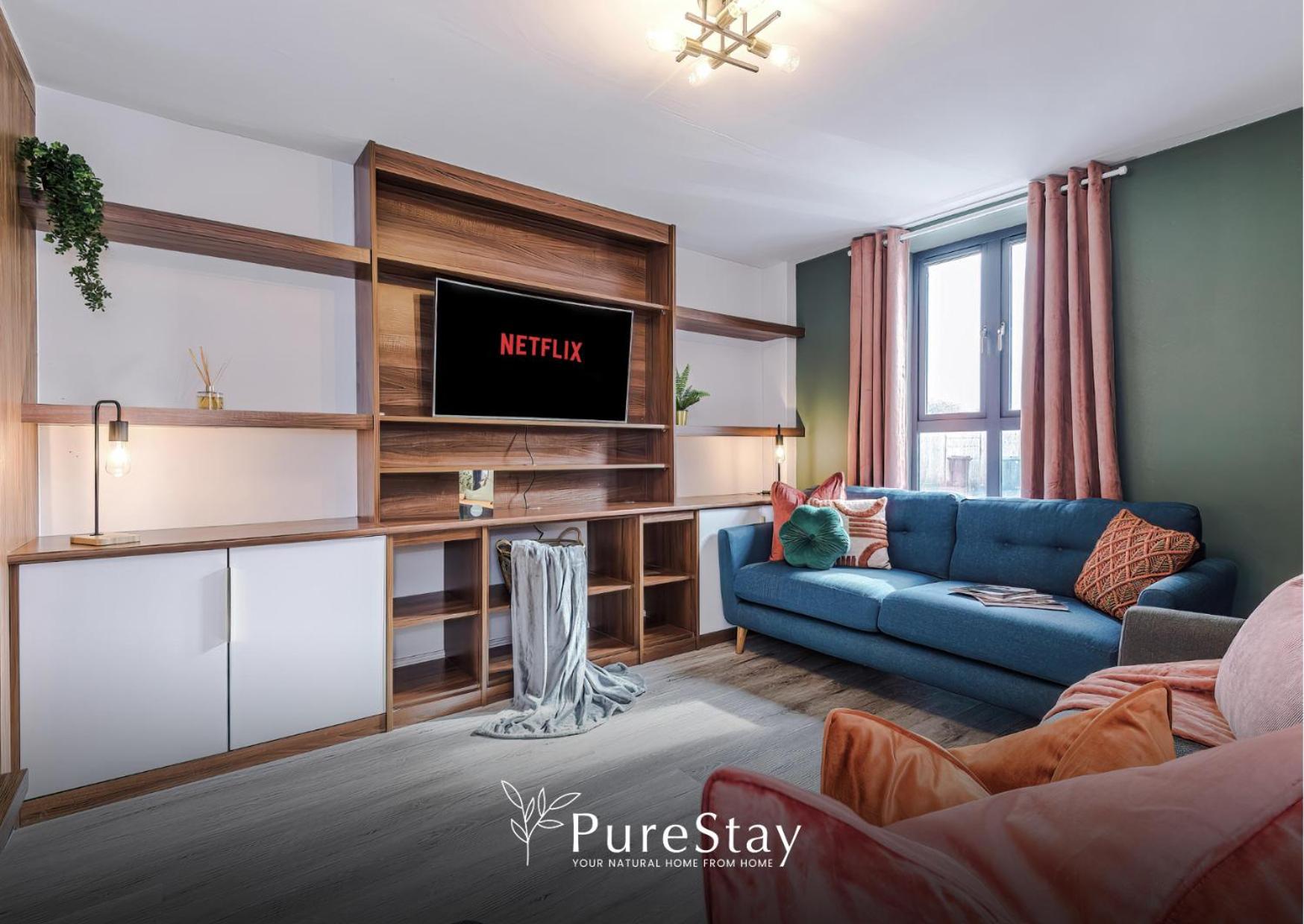 Stunning Five Bedroom Manchester House With Free Parking By Purestay Short Lets & Serviced Accommodation Buitenkant foto