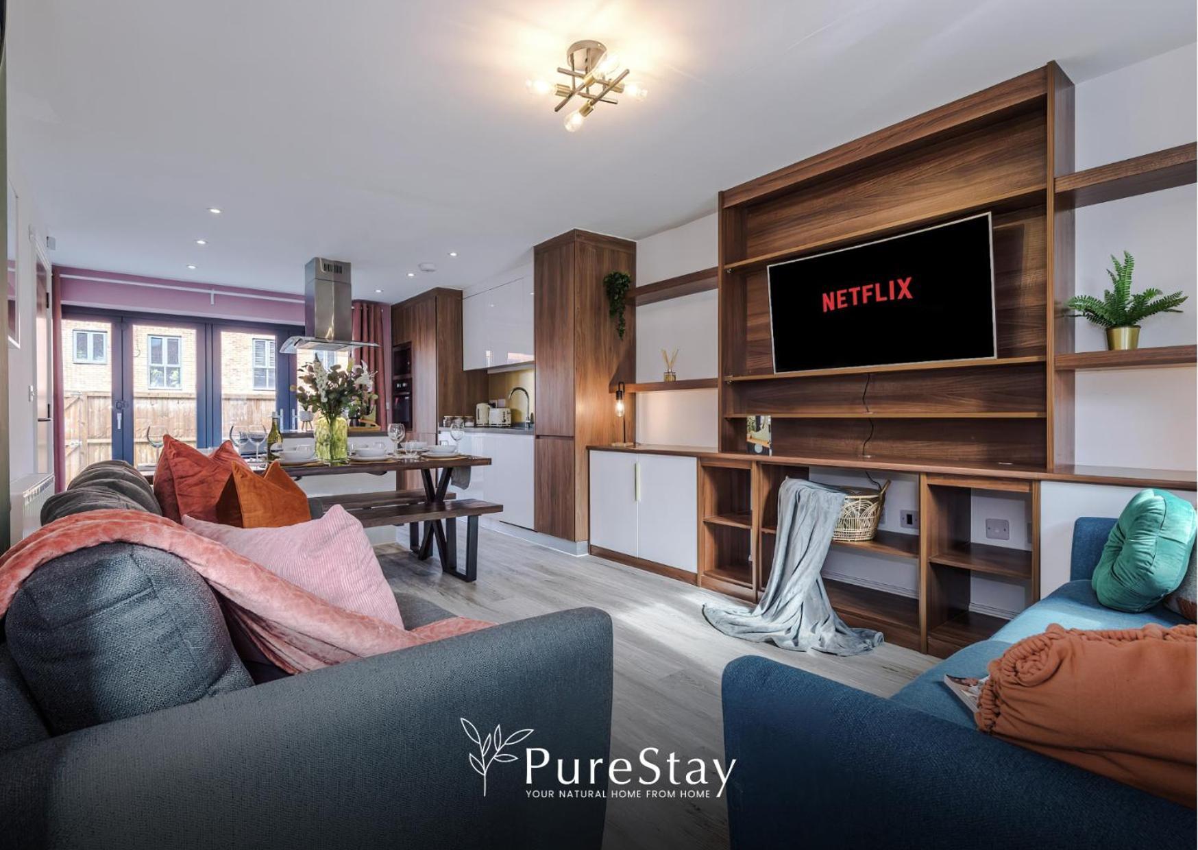 Stunning Five Bedroom Manchester House With Free Parking By Purestay Short Lets & Serviced Accommodation Buitenkant foto